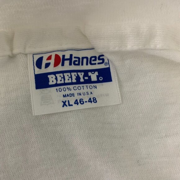 Vintage 80s Weird Science T-Shirt L White EC Comic Sci Fi Single Stitch Crewneck - Picture 8 of 8